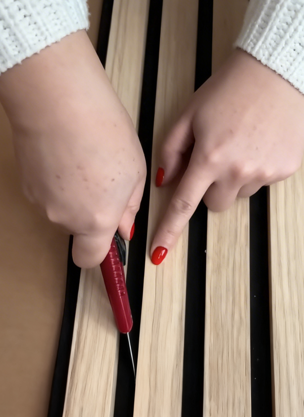 Trim to the perfect size.