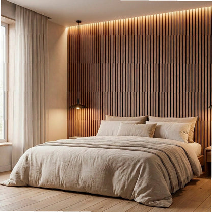Panneau Acoustique Mural en Bois