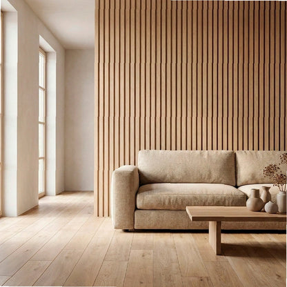 Panneau Acoustique Mural en Bois