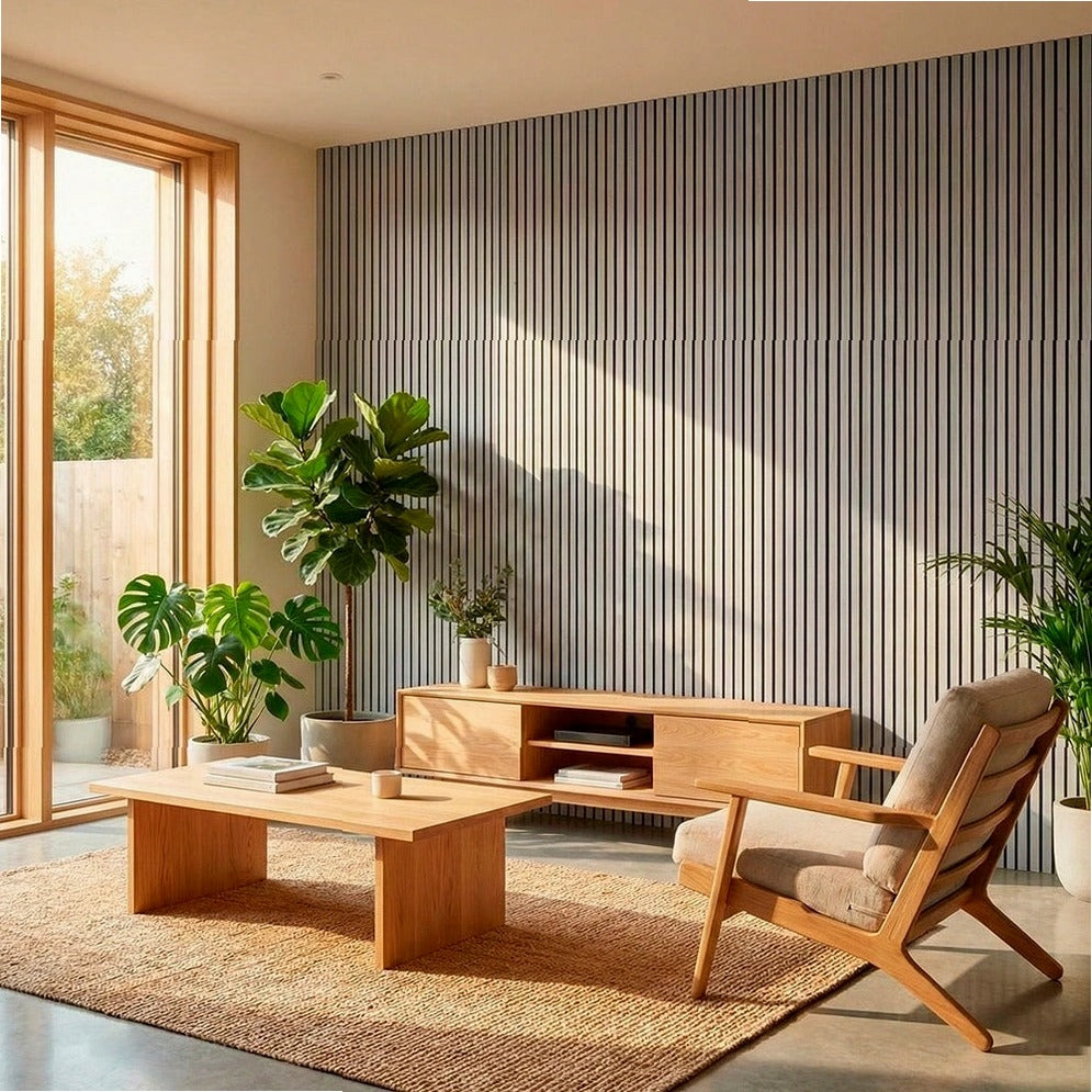 Panneau Acoustique Mural en Bois
