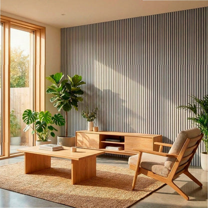Panneau Acoustique Mural en Bois