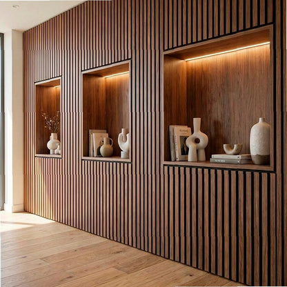 Panneau Acoustique Mural en Bois